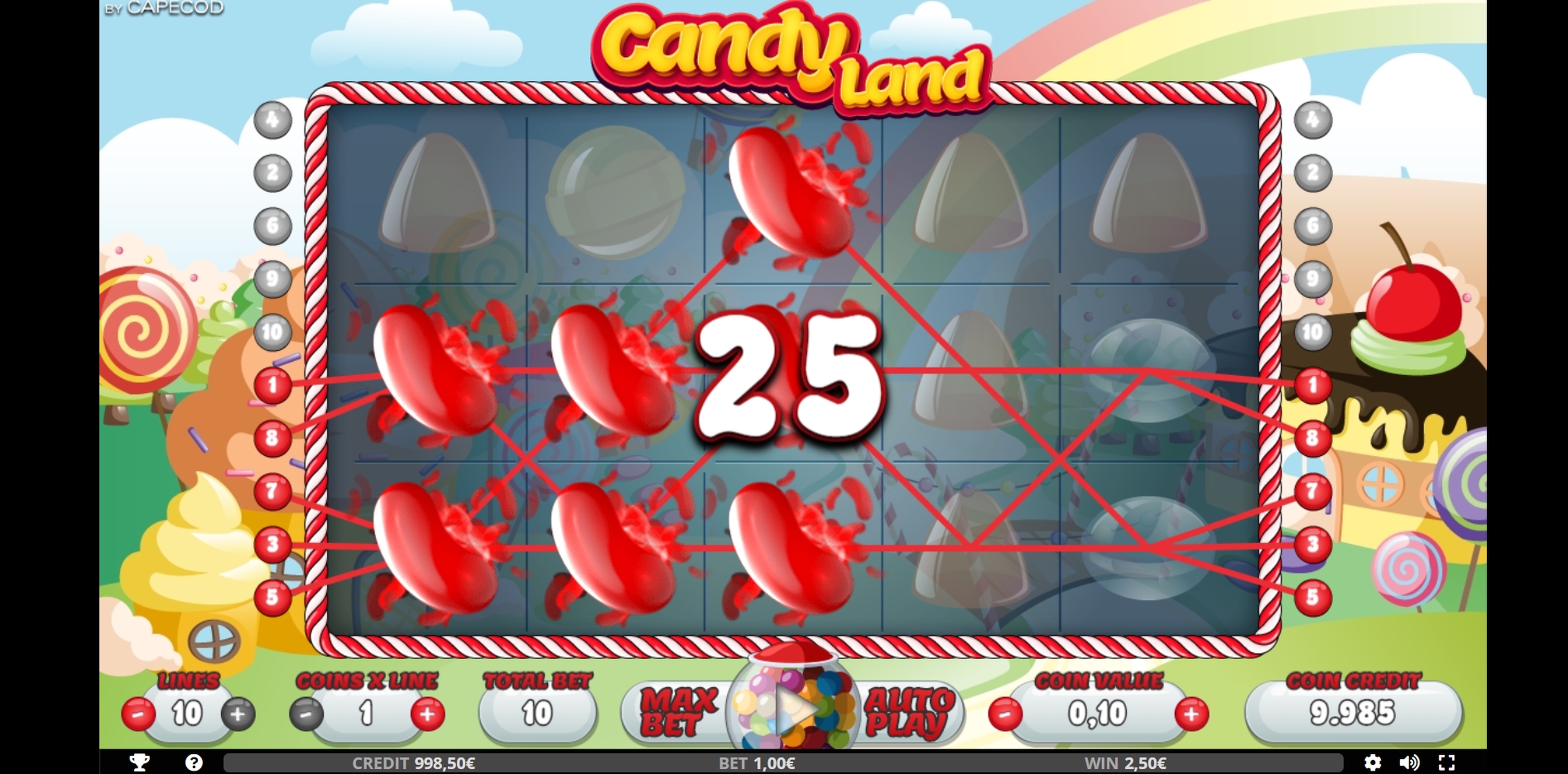 Win Money in Candy Land Free Slot Game by ZEUS PLAY